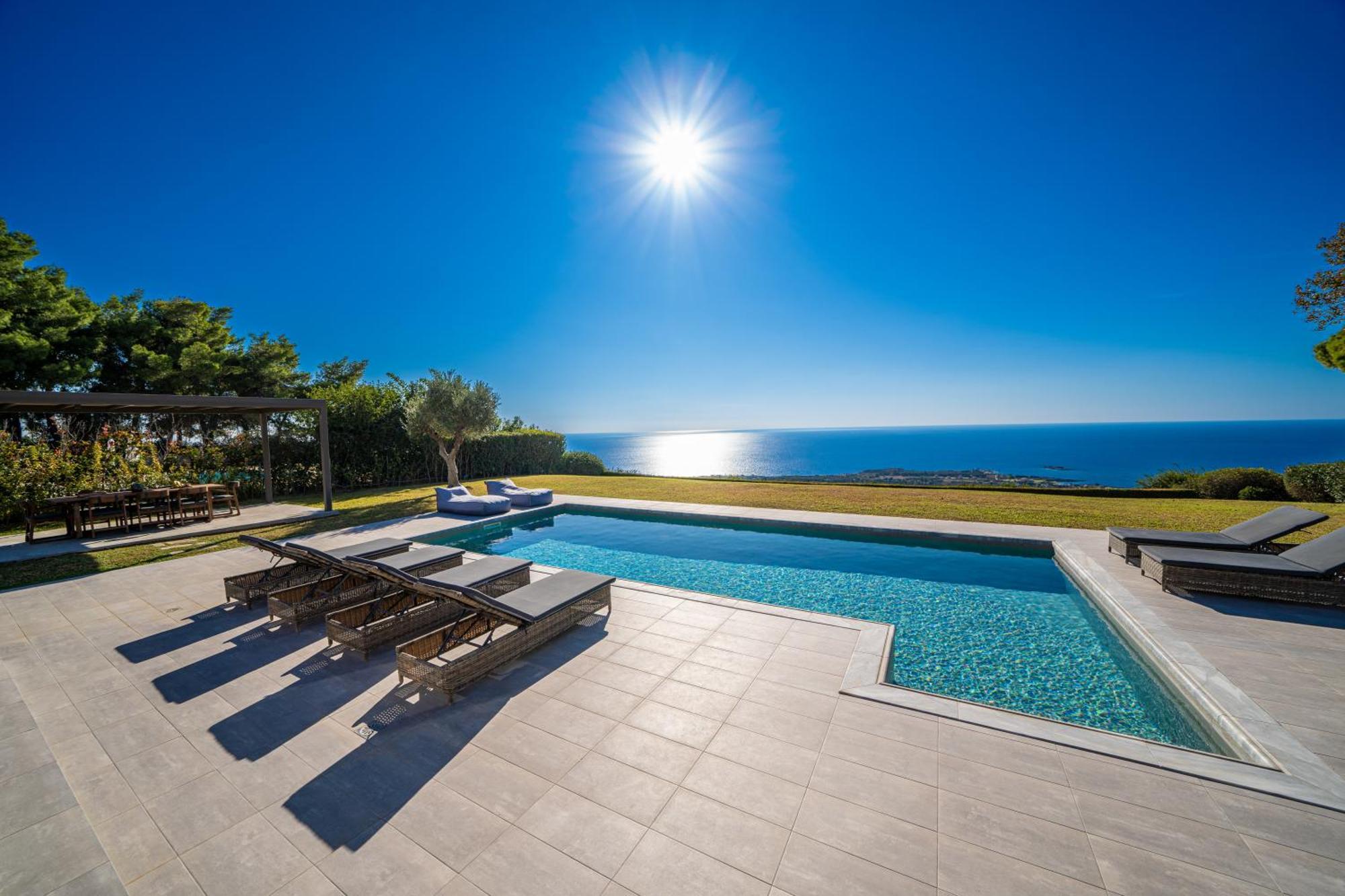 Villa Grande Azzurro In Lakíthra Extérieur photo
